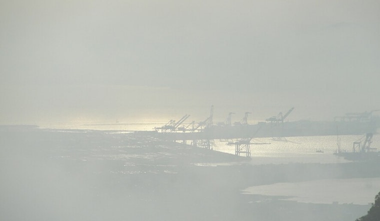 Oakland Wakes Up In Thick Fog, With Late-Night Showers On Deck