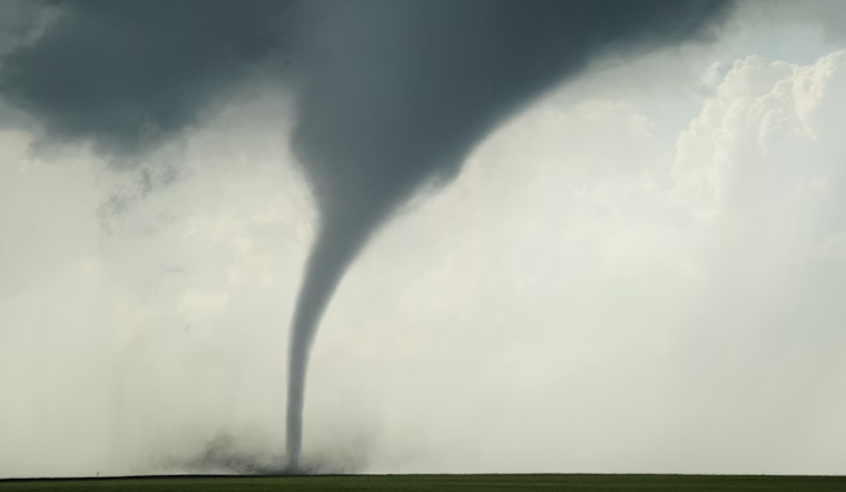 One-Minute Twister Rips Through Cooksville Countryside
