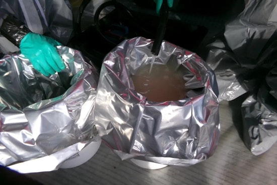 Otay Mesa Truck's Fuel Tank Packed With Nearly Half Ton of Liquid Meth