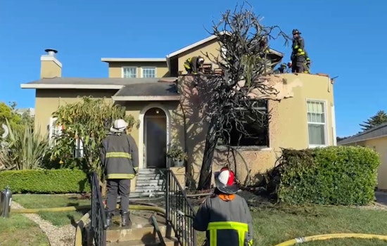 Outside Corona Street Blaze Jumps To Neighboring San Francisco Building