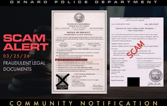 Oxnard Police Warn Of Fake Court Texts With QR Codes