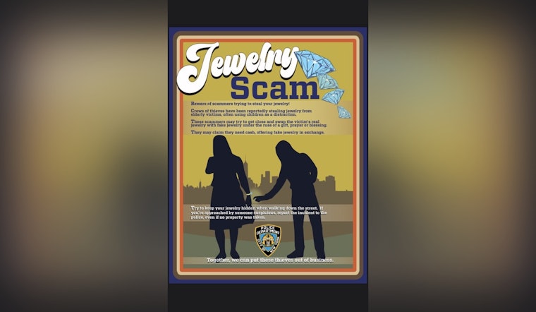 Ozone Park Seniors Hit by Street Jewelry Swappers, Cops Say