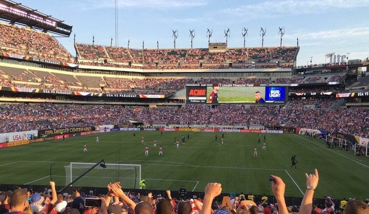 Center City Goes World Cup Wild As Philly Hits 100-Day Mark