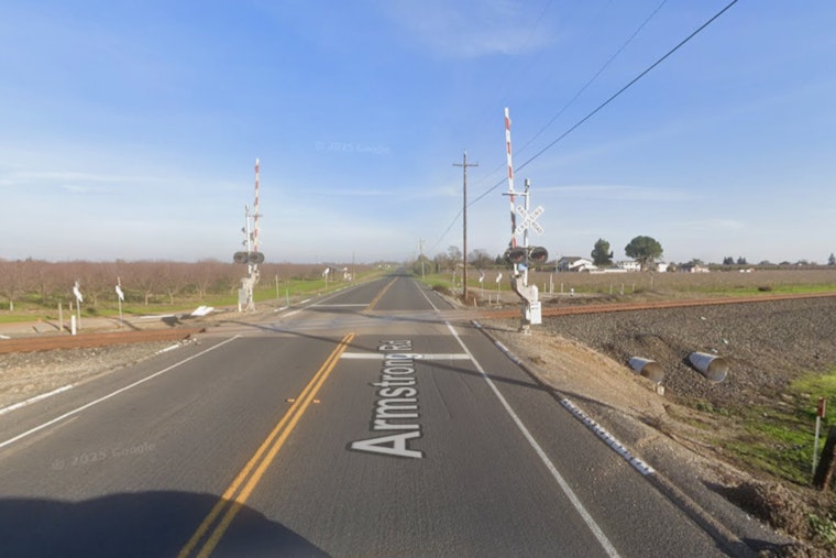 Pickup Races Past Crossing Arms as Freight Train Kills Two in Lodi