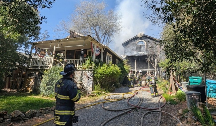 Placerville House Fire Shuts Canal Street, Scrambles School Routes