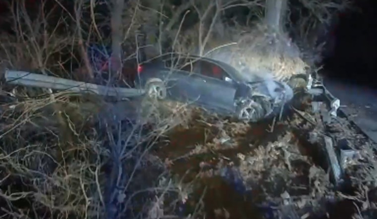 Pottawatomie Road Chase, Bodycam Shows Boozy Getaway End in Crash