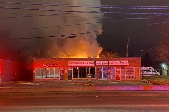 Pre-Dawn Inferno Guts Warrensville Heights Business Strip