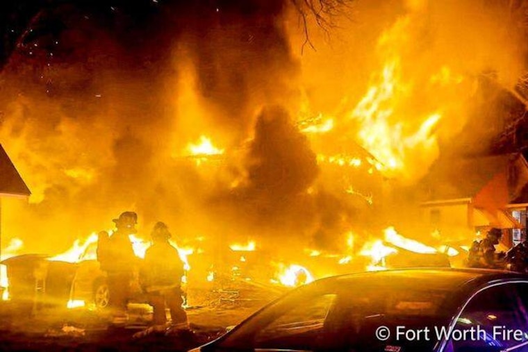 Predawn South Fort Worth Inferno Torches 5 Cars, Scorches Two Homes