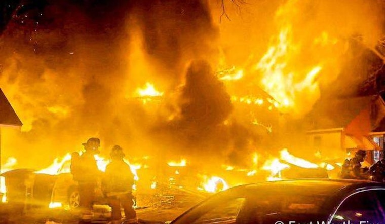 Predawn South Fort Worth Inferno Torches 5 Cars, Scorches Two Homes