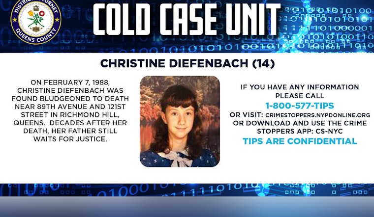 Queens DA Puts Heat Back On 1988 Slaying Of Richmond Hill Teen