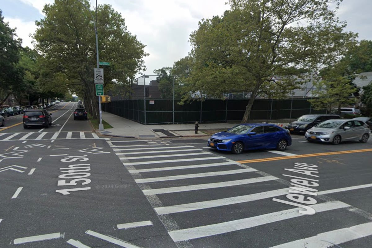Queens video shows driver doing donuts before police chase