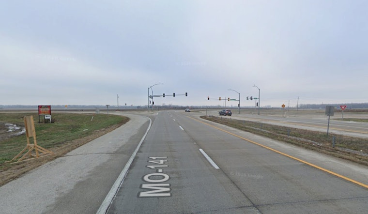 Raised Dump Bed Turns Highway 141 Into Signal-Smashing Mess Near Maryland Heights
