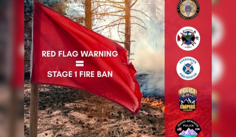 Red Flag Saturday Shuts Down Campfires Across Clear Creek County