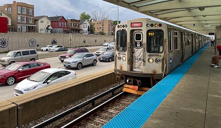Red Line Riders Soaked As Flooding Shuts North/Clybourn Stop