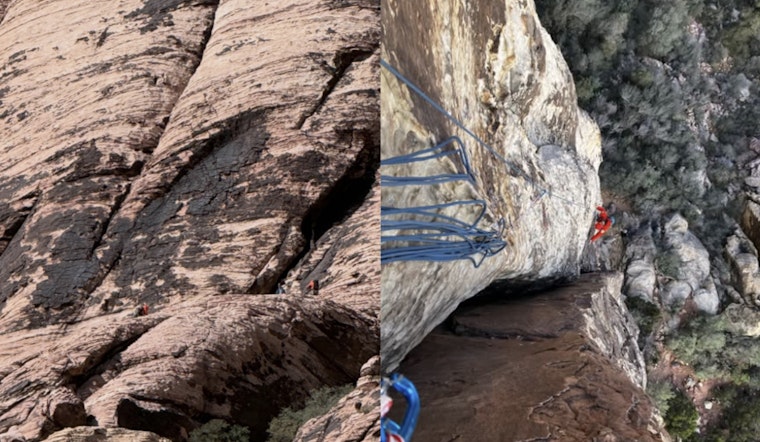Red Rock Cliff Drama As Vegas Crews Race To Save Stranded Climbers
