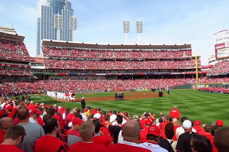 Reds Opening Day Mayhem As Cops Shut Down The Banks