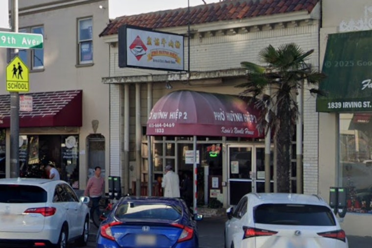 Roach Bust Shutters Inner Sunset Kevin's Noodle House Pho Favorite Overnight
