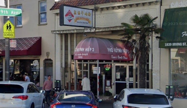 Roach Bust Shutters Inner Sunset Kevin's Noodle House Pho Favorite Overnight