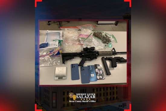 San Antonio West Side Traffic Stop Uncovers 2.4 Kilos Of Meth, Guns And Cash