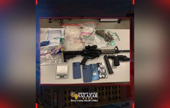 San Antonio West Side Traffic Stop Uncovers 2.4 Kilos Of Meth, Guns And Cash