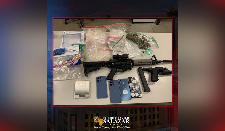 San Antonio West Side Traffic Stop Uncovers 2.4 Kilos Of Meth, Guns And Cash
