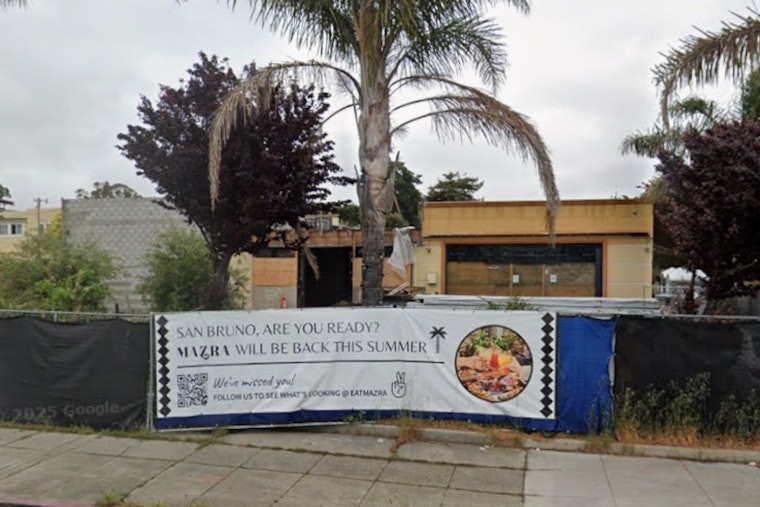 San Bruno’s Mazra Is Back, Firing Up A 20-Foot Grill On A Lush Patio