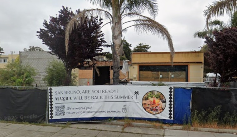 San Bruno’s Mazra Is Back, Firing Up A 20-Foot Grill On A Lush Patio