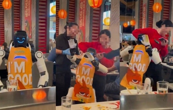San Jose Hot Pot Chaos as Dancing Robot Loses It, Staff Pile On