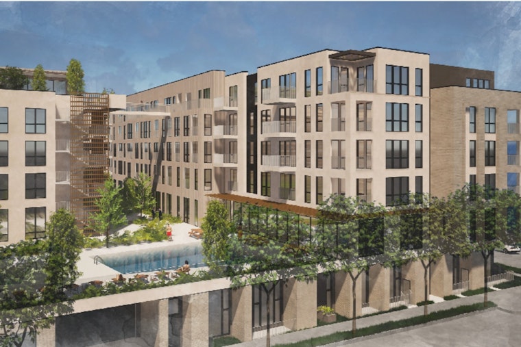 San Mateo Greenlights 181-Unit Caltrain-Side Complex As Parking Fears Rev Up
