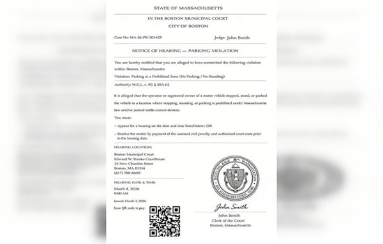 Scam Artists Blitz Boston With Fake Parking Court Notices And Shady QR Codes