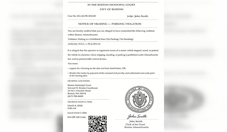 Scam Artists Blitz Boston With Fake Parking Court Notices And Shady QR Codes