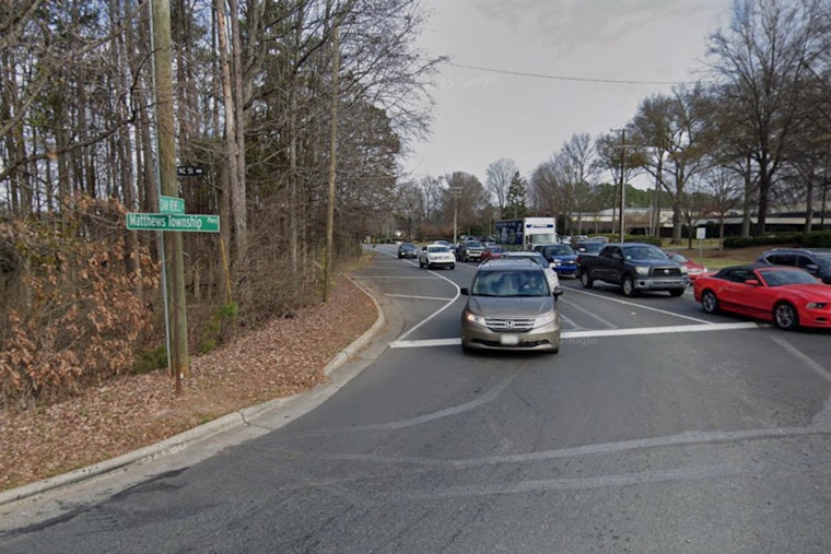 School Bus Smashup Snarls Traffic On Matthews Township Parkway