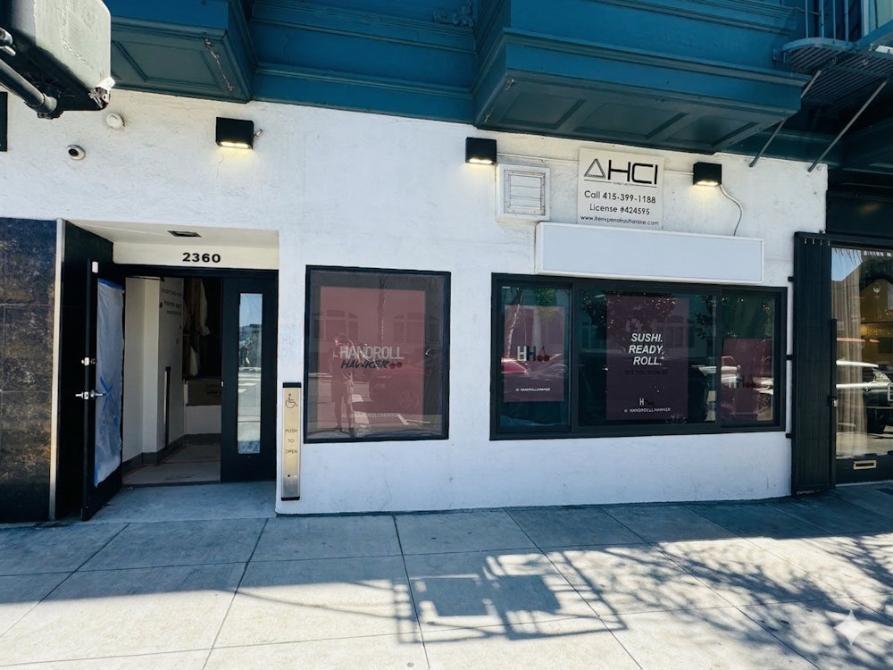 SCOOP: Another Handroll Bar Is Coming to Polk Street, Steps From Saru