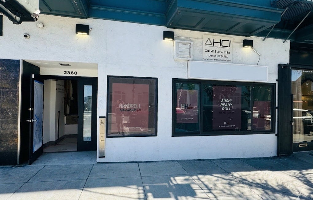 SCOOP: Another Handroll Bar Is Coming to Polk Street, Steps From Saru