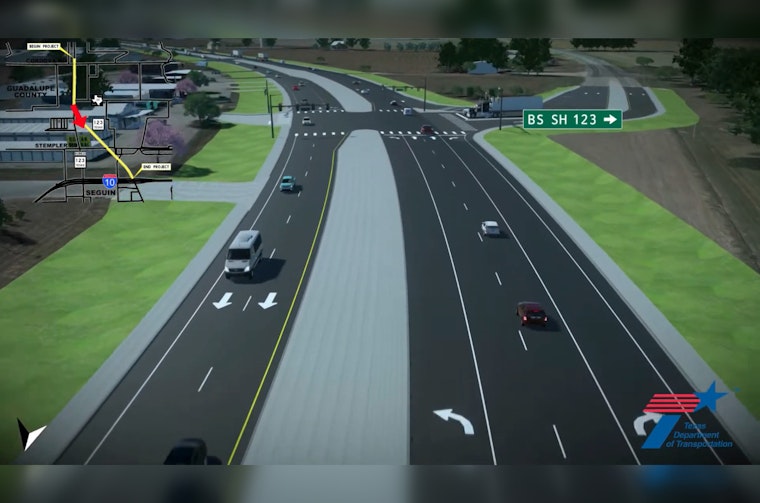 Seguin's SH 123 Lifeline Set For $47M Gridlock-Busting Overhaul