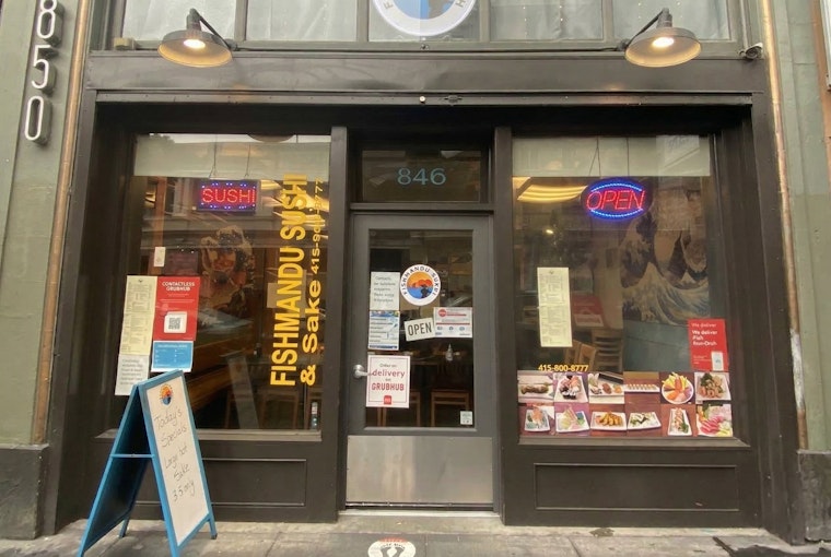SF Inspectors Found Someone Living in This Nob Hill Sushi Bar — And Cockroaches Everywhere