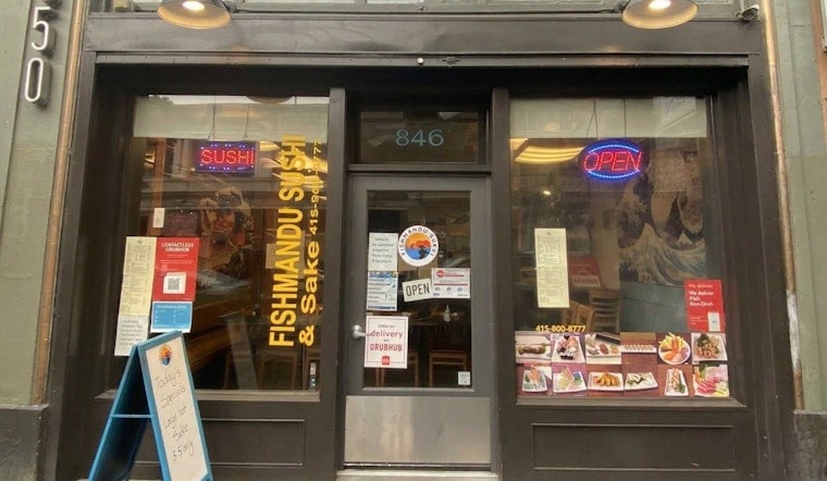 SF Inspectors Found Someone Living in This Nob Hill Sushi Bar — And Cockroaches Everywhere