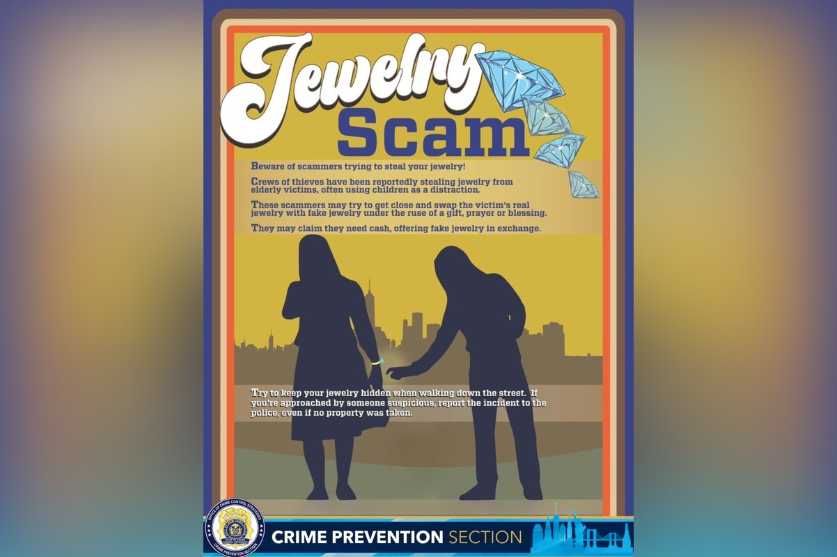NYPD Warns Of Jewelry-Swapping Scam In Brooklyn
