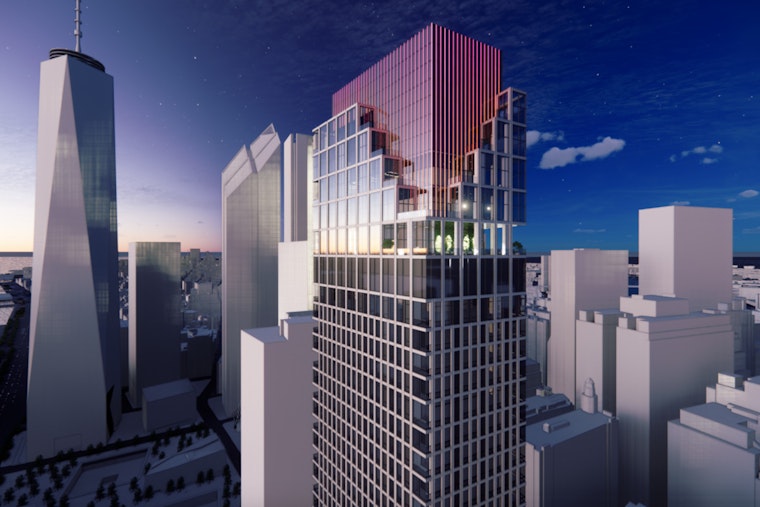 Slim 64-Story Link Apartments Tower Muscles Into FiDi Skyline