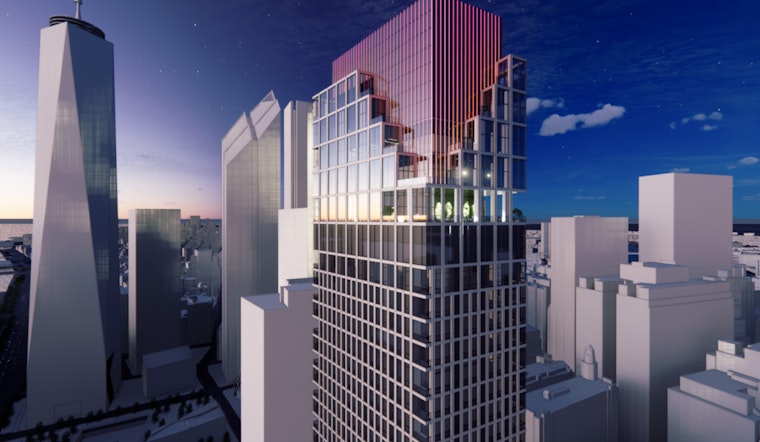 Slim 64-Story Link Apartments Tower Muscles Into FiDi Skyline