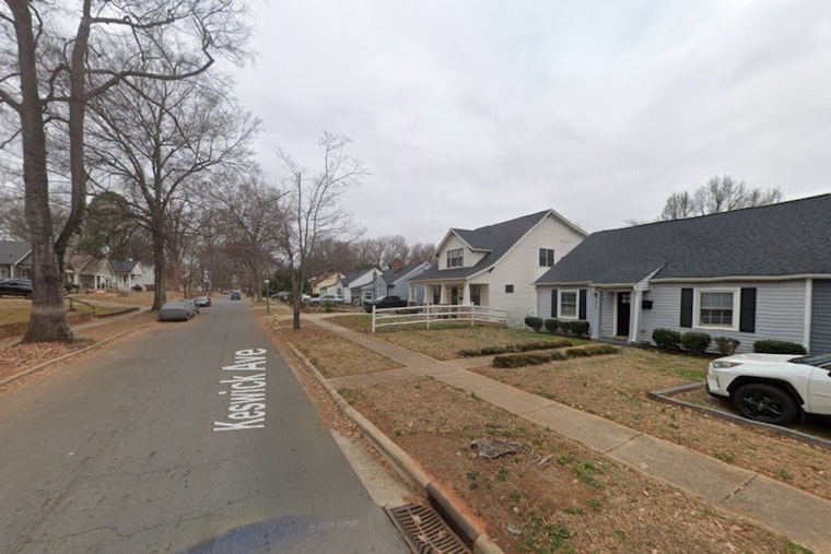 Smoke Pours Over Keswick Avenue As Charlotte Fire Crews Rush In