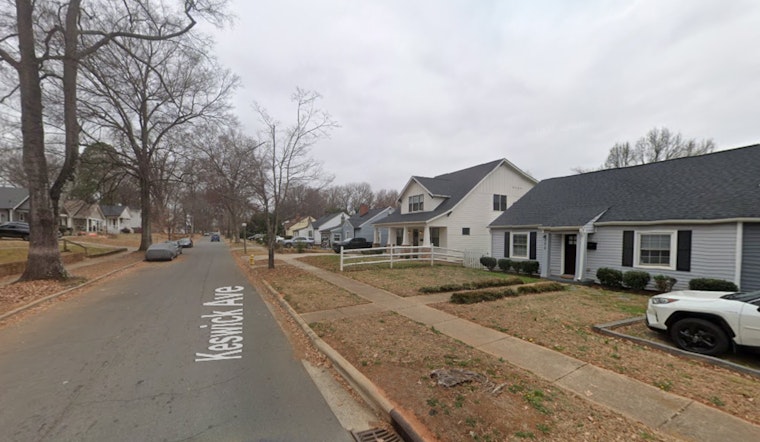 Smoke Pours Over Keswick Avenue As Charlotte Fire Crews Rush In