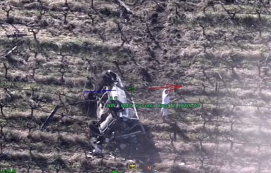 Sonoma SUV Chase Ends in Grape Escape Flip in Kenwood Vineyard