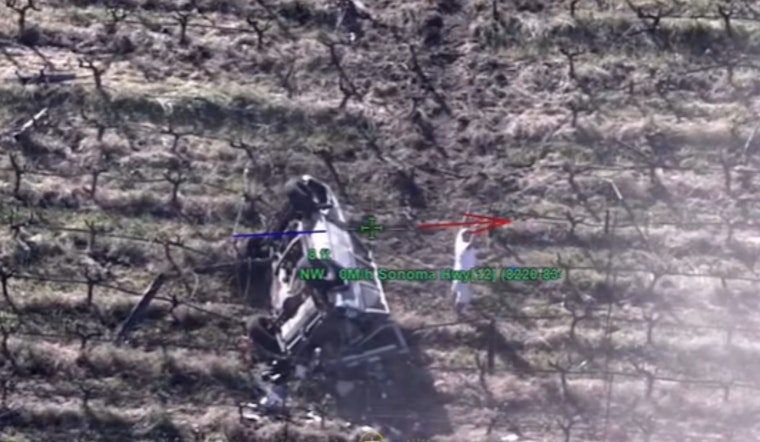 Sonoma SUV Chase Ends in Grape Escape Flip in Kenwood Vineyard