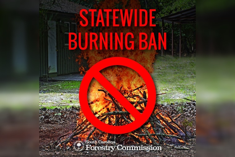 South Carolina On Fire Alert As State Slaps Sweeping Burn Ban On Every County