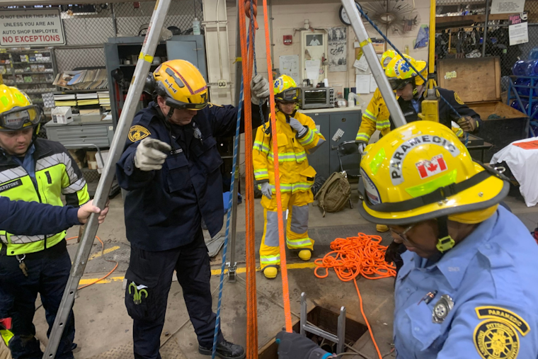 South Hills Scare As PRT Worker Hauled From 12-Foot Oil Trench