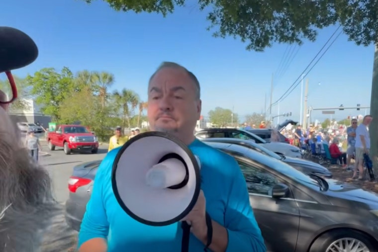 Spring Hill 'No Kings' Rally Boils Over As Hernando Dem Boss Busted On Battery Charge
