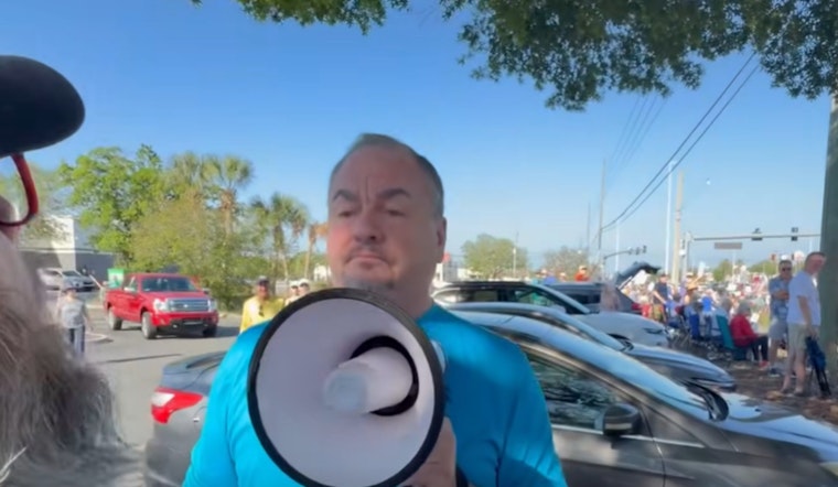 Spring Hill 'No Kings' Rally Boils Over As Hernando Dem Boss Busted On Battery Charge
