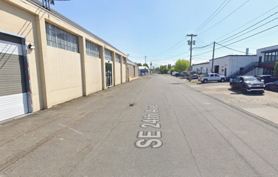 Sprinklers Stop SE 24th Blaze Cold as Portland Crews Move In