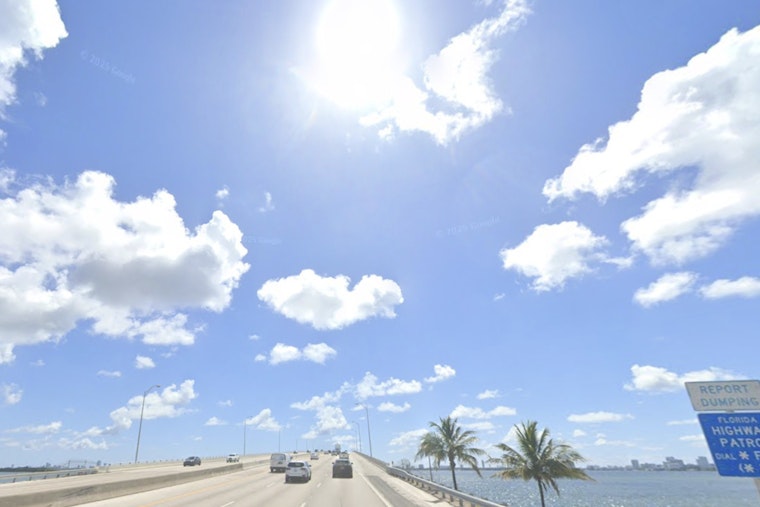 Sticky Skies, Rough Surf As East Winds Whip Miami